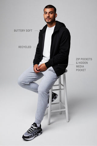 the go-to full zip hoodie