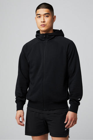 the year round terry full zip hoodie
