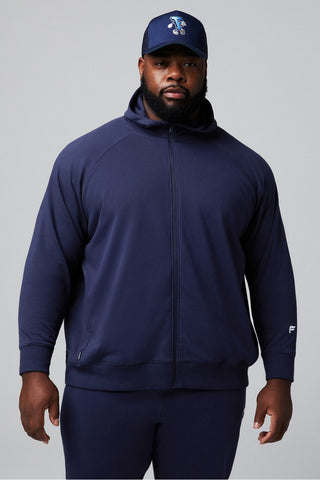 the year round terry full zip hoodie
