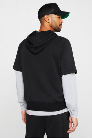 the year round terry short sleeve hoodie