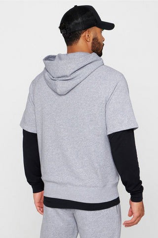 the year round terry short sleeve hoodie