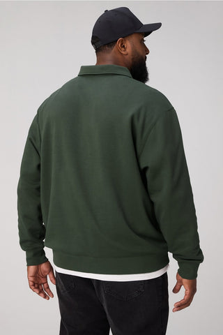 the go-to quarter zip polo