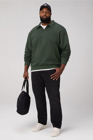 the go-to quarter zip polo