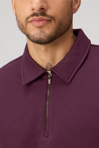 the go-to quarter zip polo
