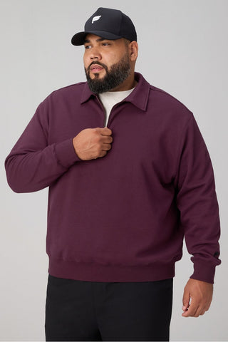 the go-to quarter zip polo