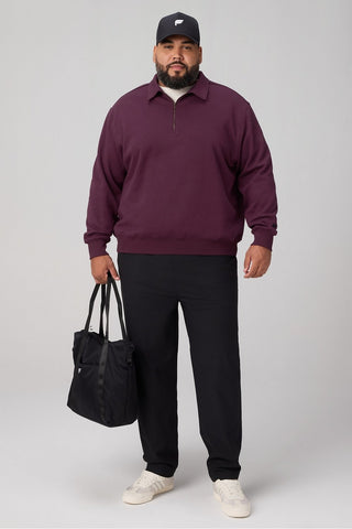 the go-to quarter zip polo