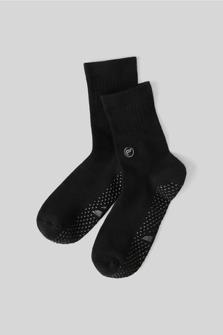 the powerhouse quarter crew grip sock