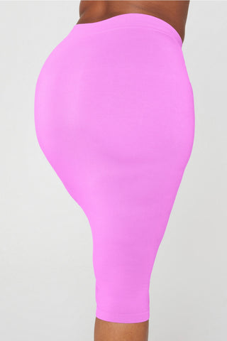 smooth as hell shaping midi skirt