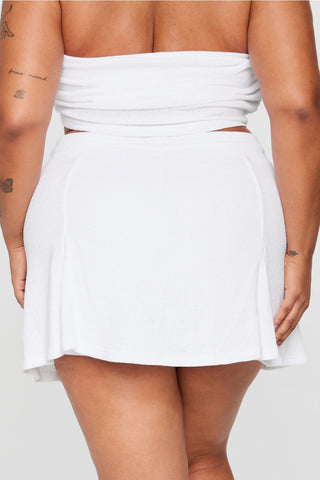 breezy knit flouncy skort