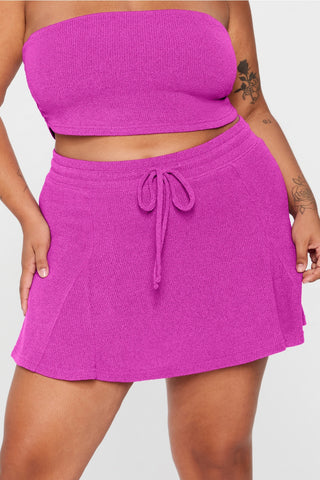 breezy knit flouncy skort