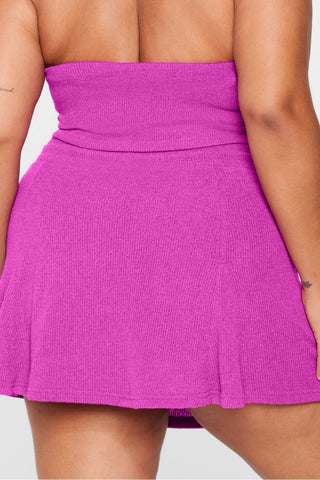 breezy knit flouncy skort