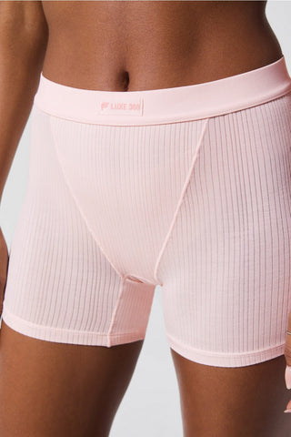 luxe360 rib shorts 4"