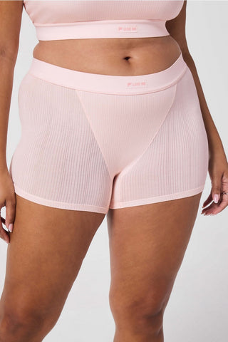 luxe360 rib shorts 4"