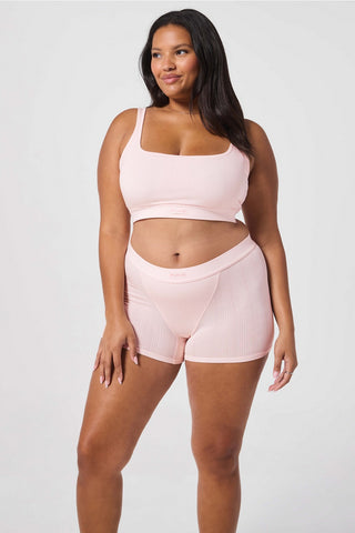 luxe360 rib shorts 4"