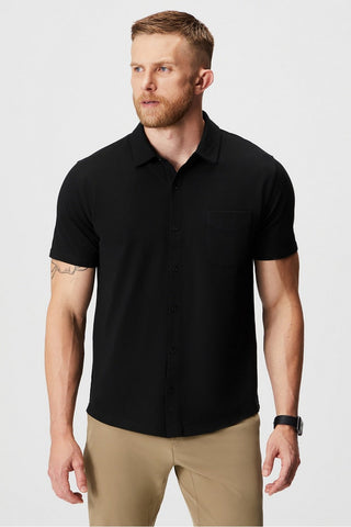 the dash short sleeve button up