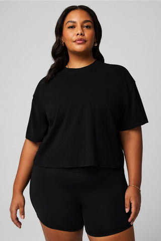 100% cotton boxy tee