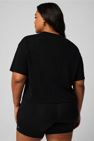 100% cotton boxy tee