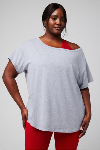 100% cotton oversized tee