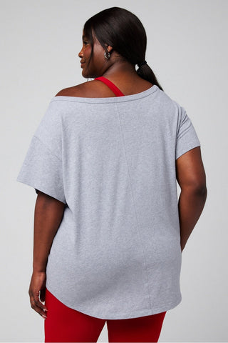 100% cotton oversized tee