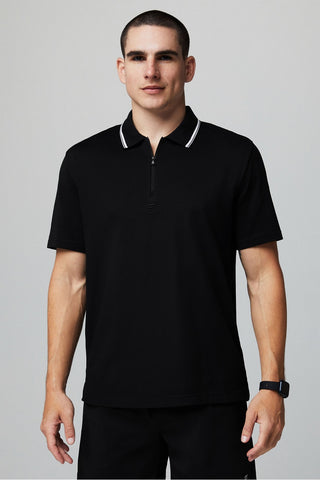 the dash quarter zip polo