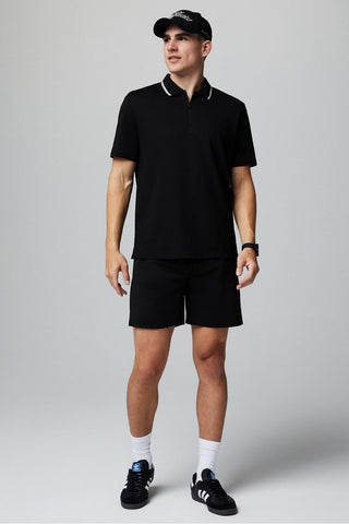 the dash quarter zip polo