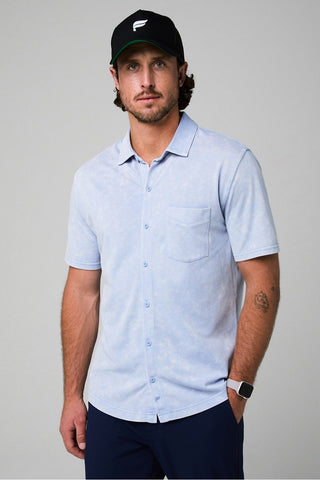 the dash short sleeve button up