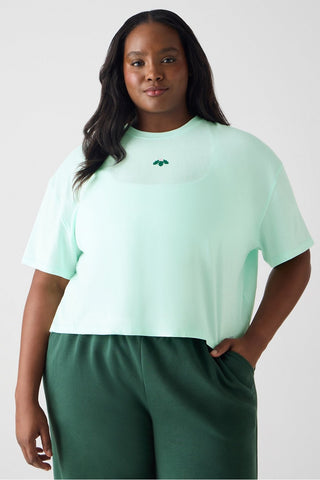 100% cotton boxy tee