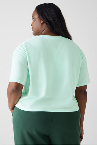 100% cotton boxy tee