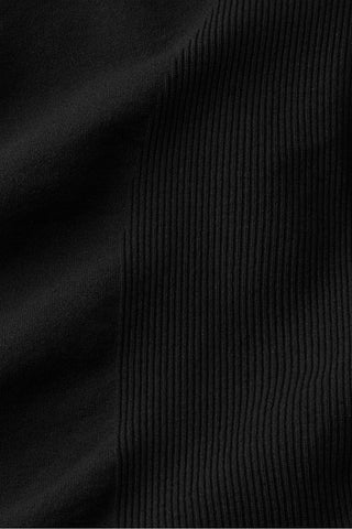 sleek seamless scoop neck short-sleeve top