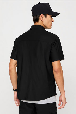 the don short sleeve button up