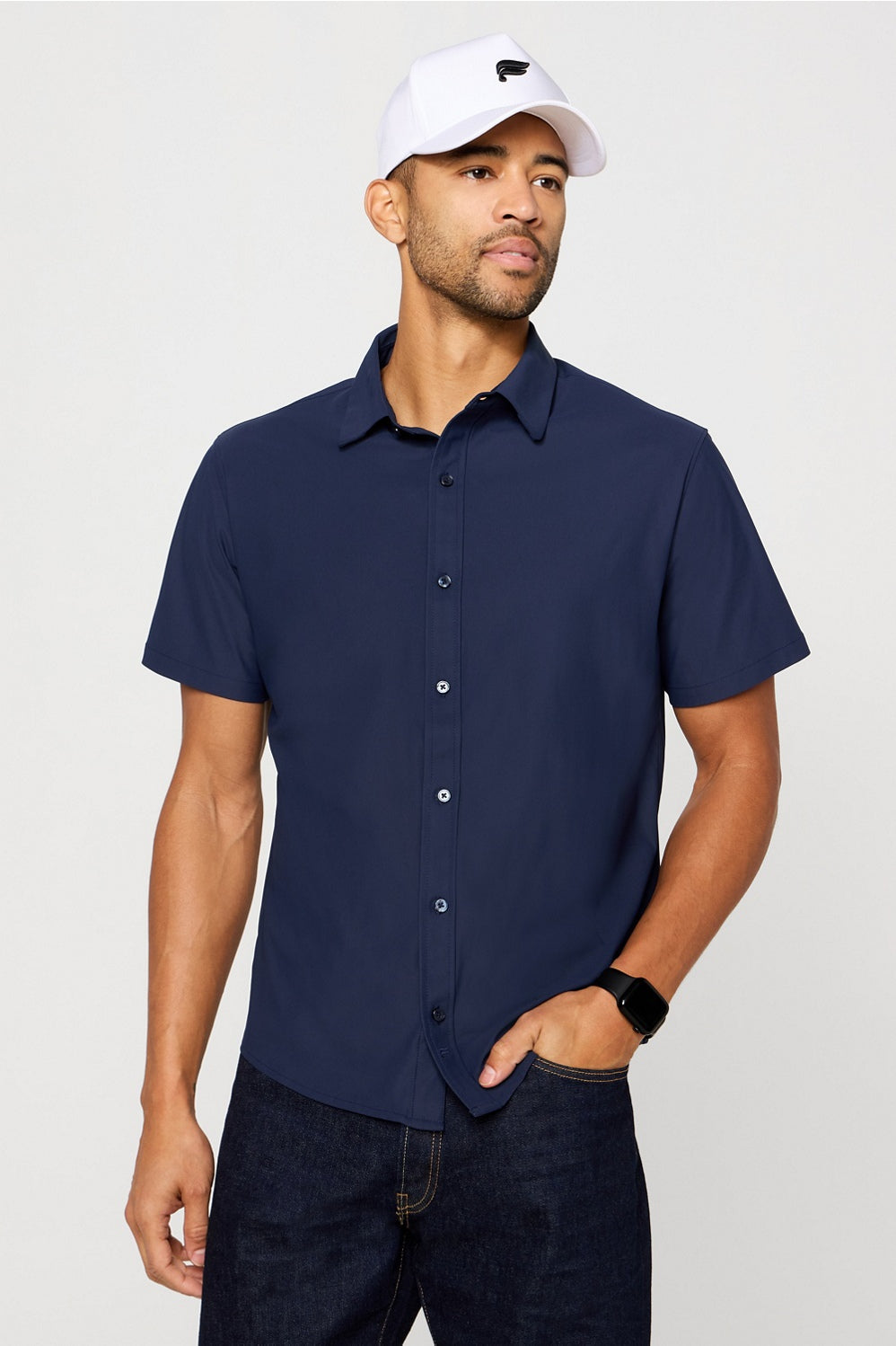 the don short sleeve button up