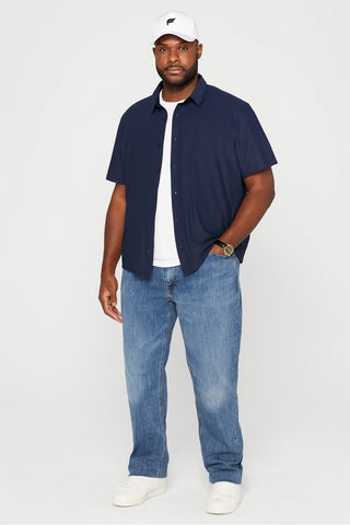 the don short sleeve button up