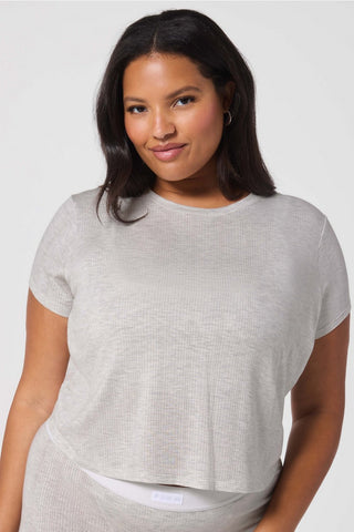 luxe360 rib baby tee