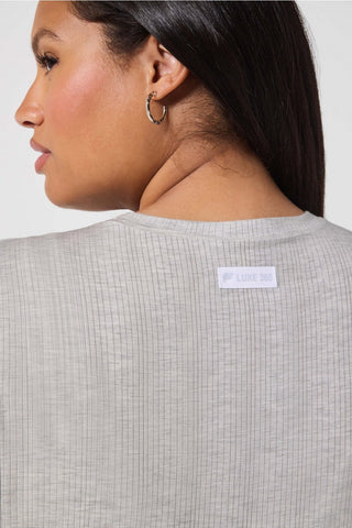 luxe360 rib baby tee