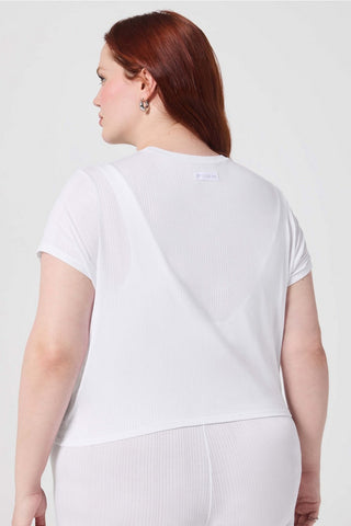 luxe360 rib baby tee