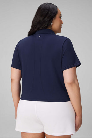 feather tech+ short-sleeve polo