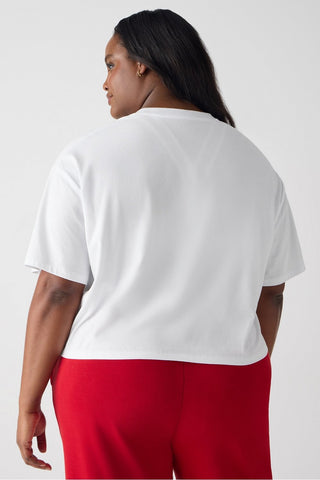 100% cotton boxy tee