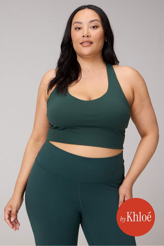 anywhere cropped built-in bra tank