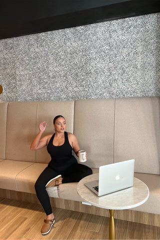 feather tech+ racerback tank