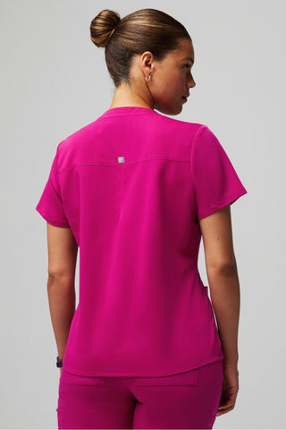 method 2-pocket scrub top