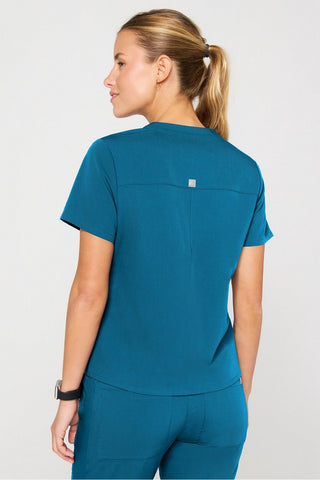 vital 1-pocket scrub top (petite fit)