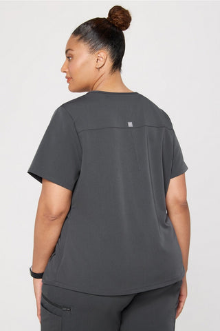 petal 3-pocket scrub top